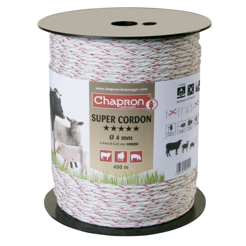 Fil SUPER CORDON TRESSE 4mm
